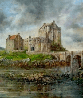 Château d'Eilian Donan 50x60 cm