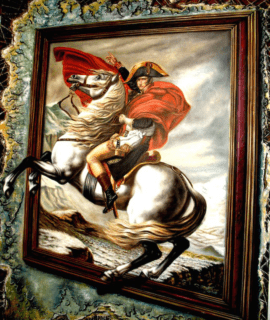 Napoléon sortant de son cadre 110x100 cm